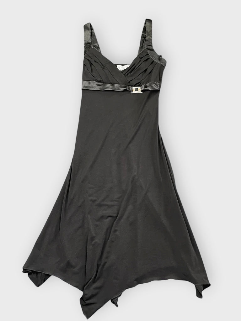 front view, Trixie Black Top Dress, vintage Y2K second hand piece