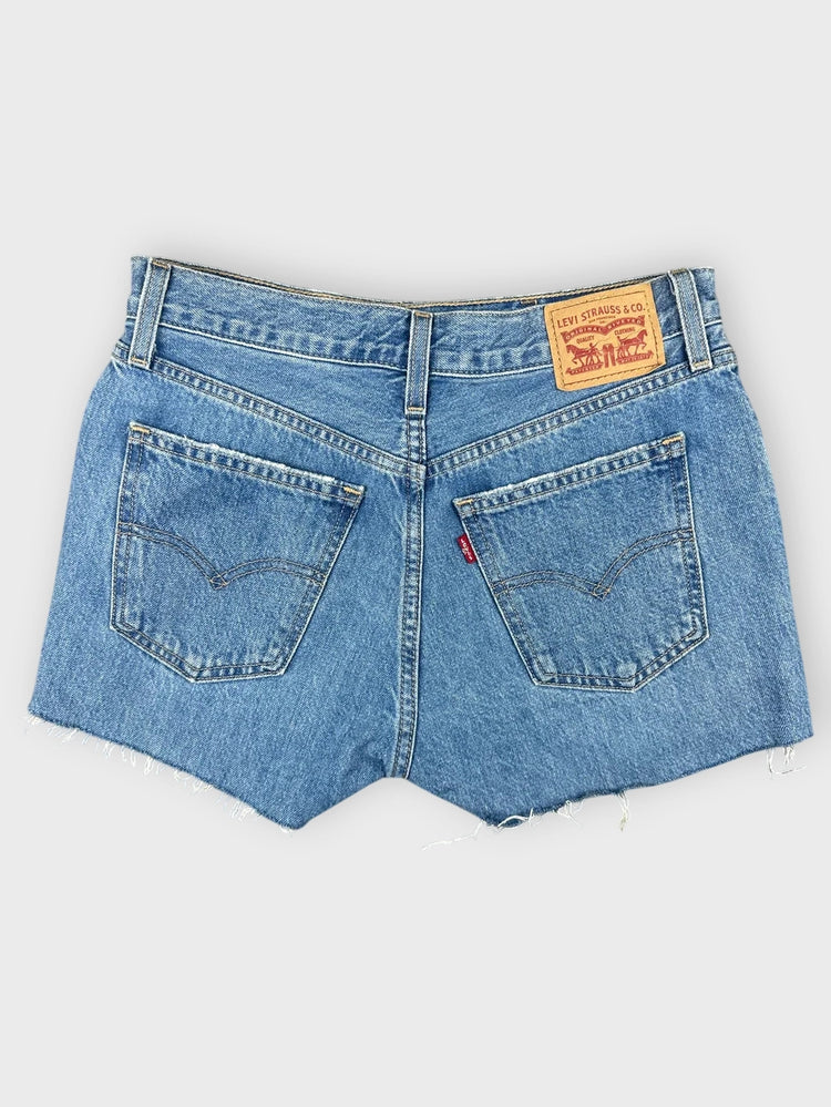 Vintage Light Blue Denim Mini Shorts (W30 / L)